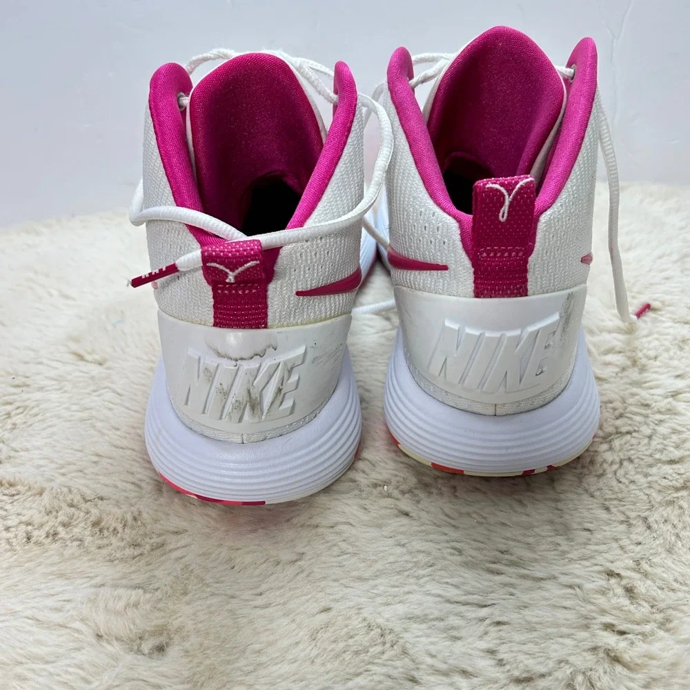 Nike Hyperdunk 2017 TB Kay Yow Basketball‎ Shoes White Pink Size 11 Womens